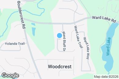 Map image of the property - 4290 Ward Bluff Ct