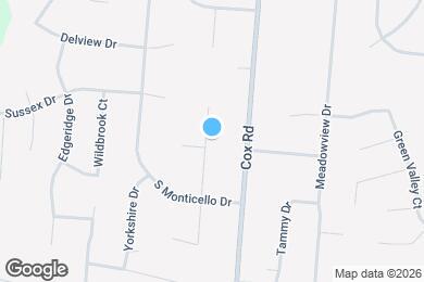 Map image of the property - 8760 Ashbrook Dr