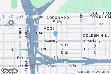 Map image of the property - 1030 22nd St