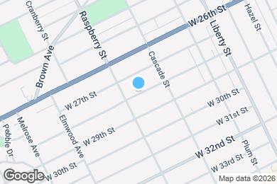 Map image of the property - 1046 W 28th St