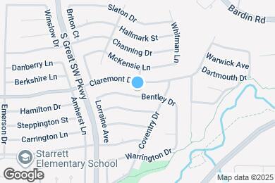 Map image of the property - 2430 Bentley Dr