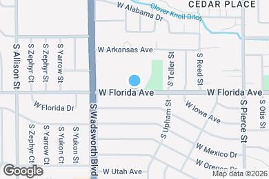 Map image of the property - 7373 W Florida Ave