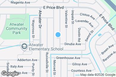 Map image of the property - 1247 Huntington St