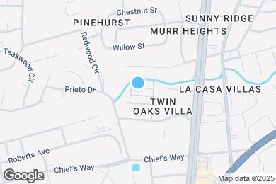 Map image of the property - WillowBrook Apartments