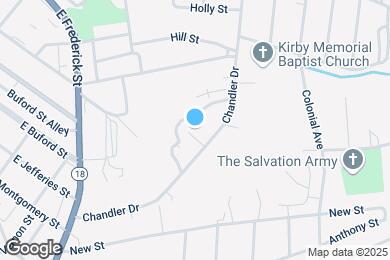 Map image of the property - 201 Chandler Dr