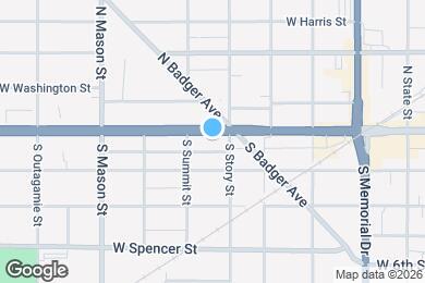 Map image of the property - 1011 W College Ave