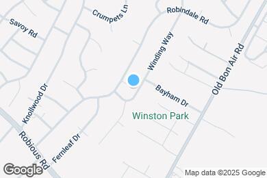 Map image of the property - 1518 Winding Way