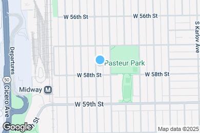Map image of the property - 5743 S Kenneth Ave