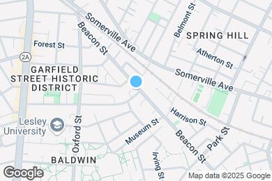 Map image of the property - 284 Beacon St