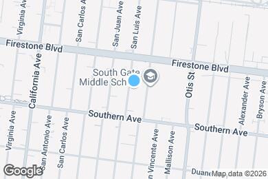 Map image of the property - 8956 San Luis Ave