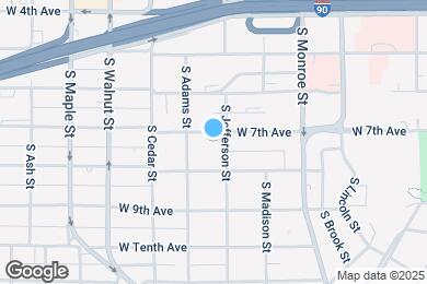 Map image of the property - 1207 W 7th Ave