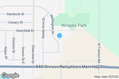 Map image of the property - 611 Wellington Dr