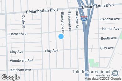 Map image of the property - 3333 Blackstone Dr