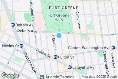 Map image of the property - 22 S Portland Ave
