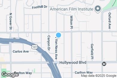 Map image of the property - 1834 N Van Ness Ave