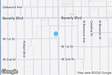 Map image of the property - 101 N Normandie Ave