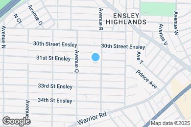 Map image of the property - 1739 31st St Ensley