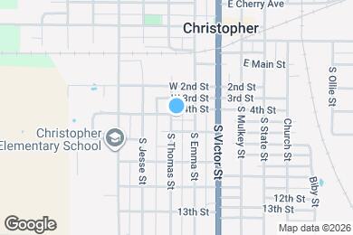 Map image of the property - 404 S Thomas St