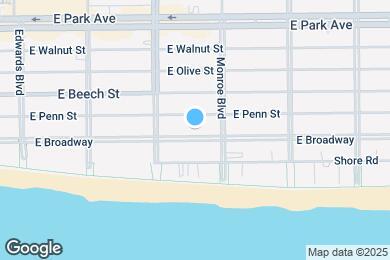 Map image of the property - 245 E Broadway