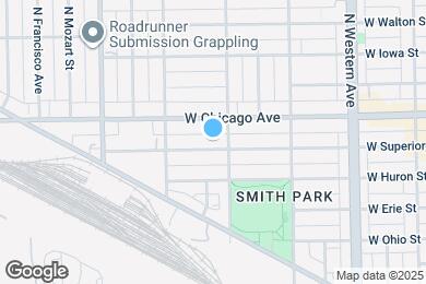 Map image of the property - 2612 W Superior St