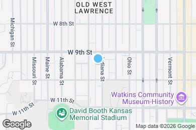 Map image of the property - 923 Indiana St