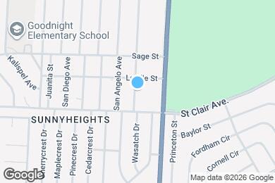 Map image of the property - 808 Avocado St