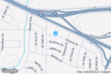 Map image of the property - 2911 Church St