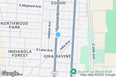 Map image of the property - 2136 Summit St