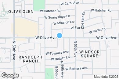 Map image of the property - 8931 N 56th Dr