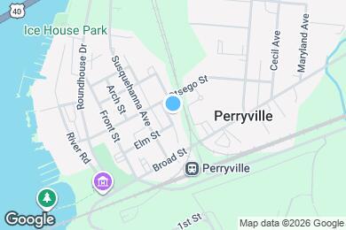 Map image of the property - 424 Harford St