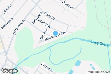 Map image of the property - 2109 Mississippi Ave