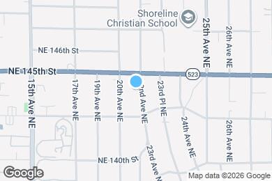 Map image of the property - 14337 22nd Ave NE