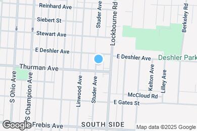 Map image of the property - 1316 Studer Ave