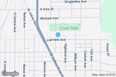 Map image of the property - 705 Fairview Ave
