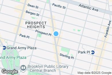 Map image of the property - 396 Prospect Pl