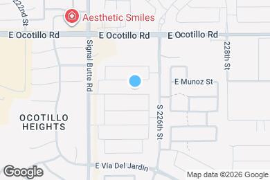 Map image of the property - 22530 E Tierra Grande