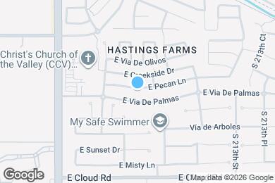 Map image of the property - 21021 E Pecan Ln