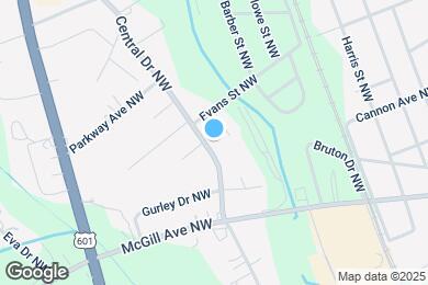 Map image of the property - 608 Central Dr NW