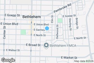 Map image of the property - 430 E Garrison St