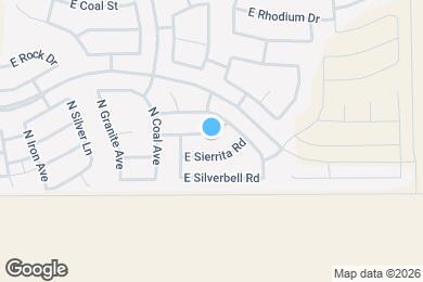 Map image of the property - 4639 E Pinto Valley Rd