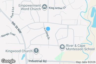 Map image of the property - 1306 Bunting Dr