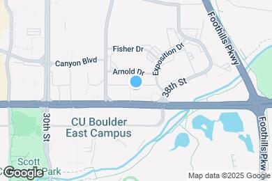 Map image of the property - 3601 Arapahoe Ave