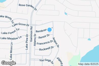 Map image of the property - 1353 Renoir Dr