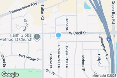 Map image of the property - 1033 Evans St