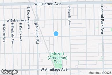 Map image of the property - 3853 W Palmer St