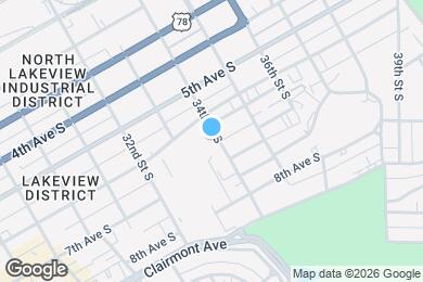 Map image of the property - 610 34th St S