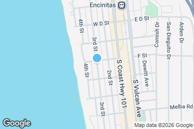 Map image of the property - 712 3rd St