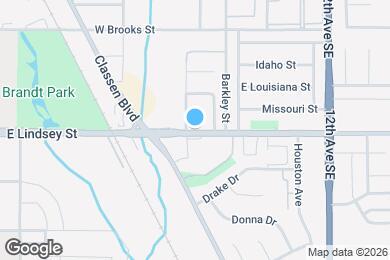 Map image of the property - 819 E Lindsey St
