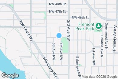 Map image of the property - 4345 4th Ave NW