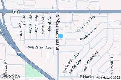 Map image of the property - 5084 S Mountain Vista St